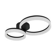 Trio SCOPE mennyezet lámpa műanyag, fehér, fekete, LED, 22W, 3000K, 2800Lm - R63601232