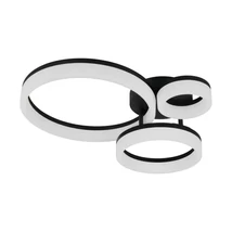 Trio SCOPE mennyezet lámpa műanyag, fehér, fekete, LED, 32W, 3000K, 4000Lm - R63601332