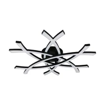 Trio POLLOCK mennyezet lámpa fém, műanyag, fehér, fekete, LED, 33W, 3000K, 3800Lm - R63691132