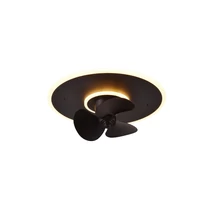 Trio NYBRO ventilátoros lámpa fém, fekete, LED, 2700K-6500K, 30W, 3500lm - R64133132