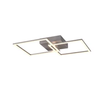 Trio TRAIL mennyezet lámpa fém, szürke, LED, 3000K, 20W, 2250lm - R64492187