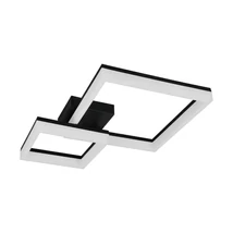 Trio CAMINO mennyezet lámpa műanyag, fekete, LED, 22W, 3000K, 2800Lm - R65771232