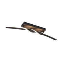 Trio GINKO mennyezeti lámpa fém, fekete, LED, 18W, 1980lm, 3000K - R65791132