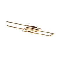 Trio TWISTER mennyezet lámpa fém, sárgaréz, LED, 2700K-6000K, 30W, 4500lm - R67183108