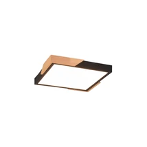 Trio META mennyezet lámpa fém, fa, fehér, barna, LED, 3000K, 20W, 2400lm - R67191132