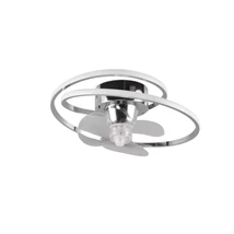 Trio UMEA ventilátoros lámpa fém, króm, LED, 2700K - 6500K, 38W, 4400lm - R67252106