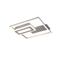Trio SPIRO mennyezeti lámpa, fém, nikkel, LED, 22W, 2500lm, 3000K - Trio-R67862107