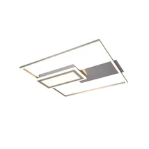 Trio SPIRO mennyezeti lámpa, fém, nikkel, LED, 32W, 3800lm, 2700K-6500K - Trio-R67862907