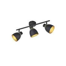 Trio PUNCH szpot lámpa fém, arany, fekete, E14 - R80813032