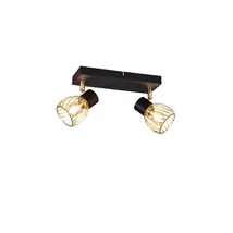 Trio ARDON szpot lámpa fém, fekete, arany, E14 - R81382080
