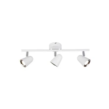 Trio TOULOUSE szpot lámpa fém, műanyag, fehér, LED, 3000K, 3x3.5W, 1200lm - R82123131