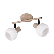 Trio BOBA mennyezet lámpa fém, üveg, bézs, fehér, E14 - R86372043