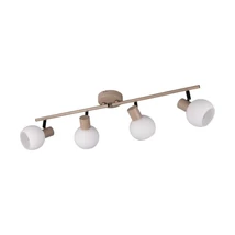 Trio BOBA mennyezet lámpa fém, üveg, bézs, fehér, E14 - R86374043