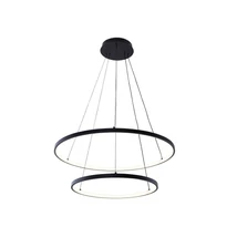 Zuma Breno függeszték fém,akril,fekete,LED,3000K-4000K-6000K,50W,2000Lm - ZU-18140BK-2