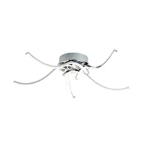 Zuma Focus mennyezet lámpa fém,akril,króm,LED,3000K-4000K-6000K,35W,2300Lm - ZU-20023-5CCH