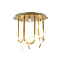 Zuma Balbo mennyezet lámpa fém,akrill,arany, fehér,LED,3000K-4000K-6000K,45W,3850Lm - ZU-2023573-GD