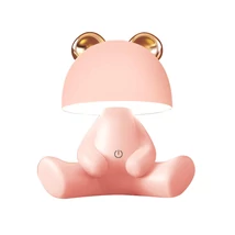 Zuma Bear  dekor lámpa műanyag,rózsaszin,arany,LED,4000K,3W,80Lm - ZU-KDR-6303-PK