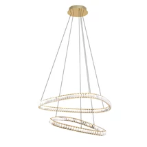 Zuma Athesa függeszték fém, üveg,arany,áttetsző,LED,3000K-6000K, 36W, 4200Lm - ZU-MD3169-2-3GT