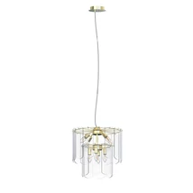 Zuma Nira függeszték fém,üveg,arany,áttetsző,E14 - ZU-MD3523-8M-EGN