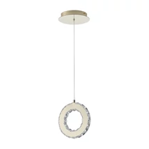 Zuma Girona függeszték fém,kristály, arany,áttetsző,LED,3000K,10W,1100Lm - ZU-MD3713-1-3GT