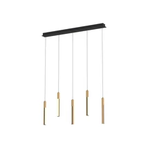 Zuma Eliot függeszték fa,fém,fekete,barna,LED,3000K,25W,2900Lm - ZU-MD4768-5-3BMT