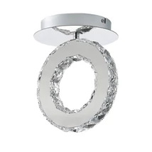 Zuma Girona mennyezet lámpa fém,kristály, króm,áttetsző,LED,3000K,10W,1100Lm - ZU-MX3713-1-3CT