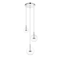 Zuma Enceladus függeszték fém,üveg,króm,áttetsző,LED,3000K,5W,1500Lm - ZU-P0428-03L-F4AC