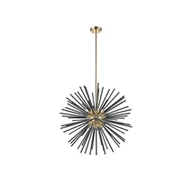 Zuma Urchin függeszték fém,arany,fekete,G9 - ZU-P0491-09C-F7BC
