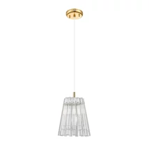 Zuma Bach függeszték fém,üveg,arany ,áttetsző,E14 - ZU-P0547-01H-F9AC