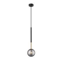 Zuma Arcturus függeszték fém,üveg,fekete,füstszin,G9 - ZU-P0574-01F-SDFZ