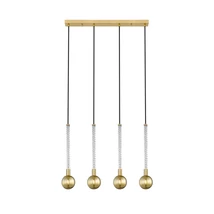 Zuma Mida függeszték fém,üveg,arany,áttetsző,G9 - ZU-P0583-04A-2GHF