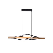 Zuma Baez függeszték fa,fém,akrill,barna,fekete,fehér,LED,3000K,30W,2000Lm - ZU-P230857003
