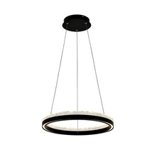 Zuma Regi függeszték fém,akril,fekete,áttetsző,LED,3000K-4000K-5000K,30W,1540Lm - ZU-PD2304400R-MB