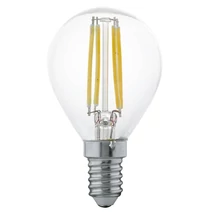 Eglo kisgömb fényforrás E14-LED 4W 2700K 350lm üveg áttetsző bura | 110018