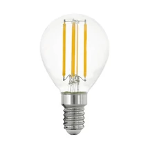Eglo kisgömb fényforrás E14-LED 4W 2700K 470lm üveg áttetsző bura | 110019