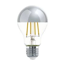 Eglo fényforrás E27-LED 7,3W 2700K 806lm üveg króm-áttetsző bura | 110029