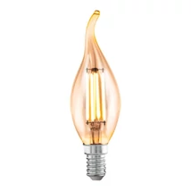 Eglo gyertya filament fényforrás E14-LED 4W 2200K 270lm üveg borostyán bura | 110059
