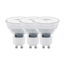 Eglo fényforrás szett GU10-LED 3x 4,5W 2700K 345lm üveg áttetsző bura | 110151