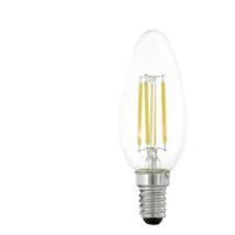 Eglo gyertya szabályozható fényforrás E14-LED 4,5W 2700K 470lm üveg áttetsző bura | 110182