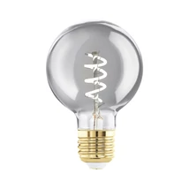 Eglo szabályozható fényforrás E27-LED 4W 2000K 100lm üveg feketés áttetsző bura | 110195