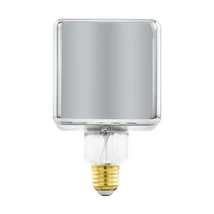 Eglo dekor szabályozható fényforrás E27-LED 4W 1700K 50lm 300° üveg feketés áttetsző bura | 11819
