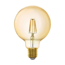 Eglo szabályozható fényforrás E27-LED 4,9W 2200K 500lm 320° üveg borostyán bura | 12224
