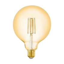 Eglo dekor szabályozható fényforrás E27-LED 6W 2200K 650lm 320° üveg borostyán bura | 12225