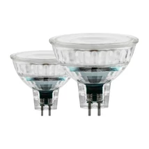 Eglo fényforrás szett MR16-LED 2x 4,5W 2700K 350lm üveg áttetsző bura | 12247