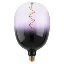 Eglo szabályozható fényforrás E27-LED 4W 1800K 85lm 300° üveg feketéslila áttetsző bura | 12554