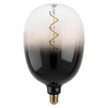 Eglo szabályozható fényforrás E27-LED 4W 1800K 85lm 300° üveg feketésszürke áttetsző bura | 12588
