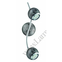 Eglo BIMEDA spot lámpa, GU10-LED foglalattal, fényforrás tartozék, IP20 acél fekete nikkel-króm test | 31006