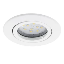 Eglo TEDO beépíthető lámpa, GU10-LED foglalattal, fényforrás tartozék, IP20 alumínium fehér test | 31683