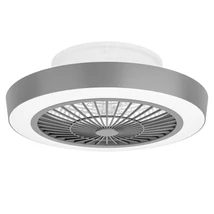 Eglo SAZAN ventilátor, tartozék beépített LED acél-műanyag fekete-fehér test, akrill tejes bura | 35096