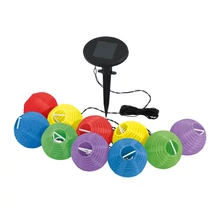 Eglo Z-SOLAR napelemes lámpa, tartozék beépített LED műanyag, fekete test, szövet, többszínű bura | 47339